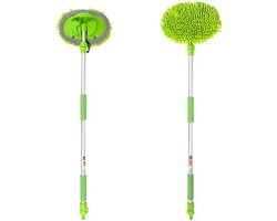 ProPlus Veelzijdige wasborstel - telescopische steel - uitschuifbaar tot 1,65 meter - zachte haren