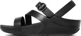 FitFlop™ The Skinny™ Z-Cross Sandal Leather All Black - Maat 38