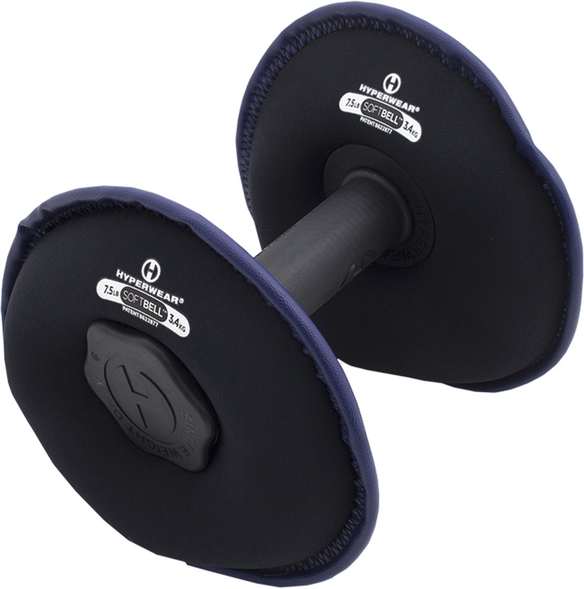SoftBell Dumbbell 6,8 kg (15 lbs) - indigo