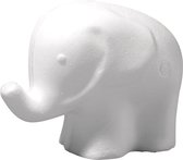 Olifant - Styropor - Piepschuim - 11 cm - Craft - 1 stuk