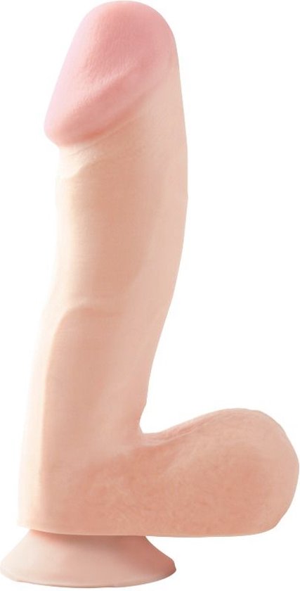Pipedream Basix Rubber Works realistische dildo Dong With Suction Cupkin beige - 7,5 inch