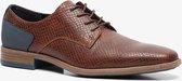 Emilio Salvatini heren veterschoenen - Cognac - Maat 47