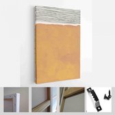 Set van abstracte handgeschilderde illustraties voor wanddecoratie, briefkaart, Social Media Banner, Brochure Cover Design achtergrond - moderne kunst Canvas - verticaal - 19624741