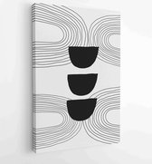 Handgeschilderde illustraties muur kunst vector. Oppervlakte patroon ontwerp. 2 - Moderne schilderijen – Verticaal – 1857705607 - 115*75 Vertical