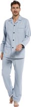 Heren pyjama Flanel Robson 27212-707-6 - Blauw - S/48