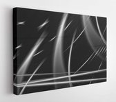 Onlinecanvas - Schilderij - Fractal Een Abstracte Stormachtige Nacht Art Horizontaal Horizontal - Multicolor - 40 X 30 Cm