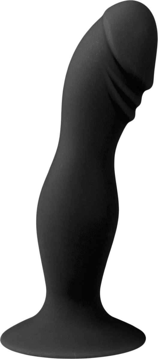 Goedkoopste EasyToys - Siliconen Dildo met Zuignap - Dildo met Zuignap - 13,5 cm - Dildo's - Sex Toys voor Vrouwen en Mannen - Dildo Mannen Anaal - Zwart