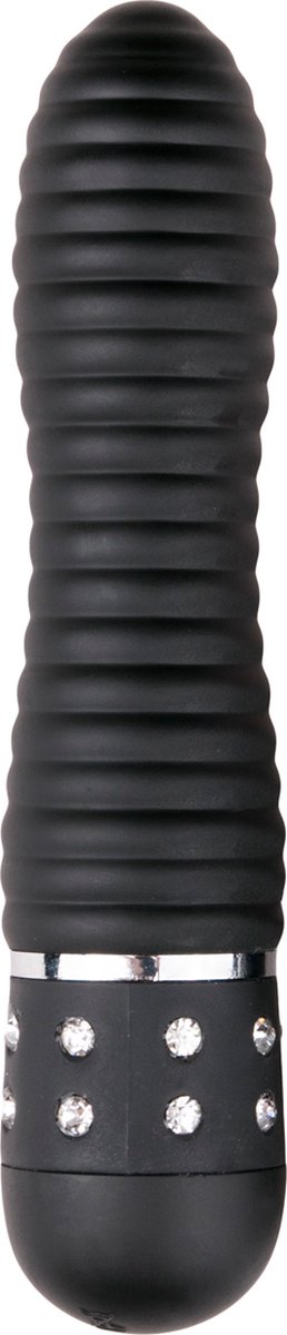 Goedkoopste Easytoys Mini Vibrator Geribbeld - Zwart