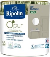 Ripolin biobased binnenmuur kleur satijn groene verf 0,5L