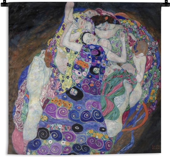 Tenture murale - Tissu mural - La vierge - Gustav Klimt - 90x90 cm - Tapisserie murale