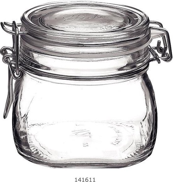 Bormioli Rocco Fido Weckpot - 50cl - 10cm - 6 stuks