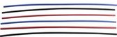 DSG Canusa 8014090000 Krimpkous zonder lijm Zwart, Rood, Blauw 9 mm 3 mm Krimpverhouding:3:1 1.5 m