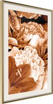 Poster Peonies in Sepia 20x30