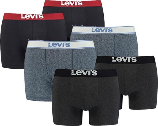 Levi's Boxershorts - 6-pack Verrassingspakket - Levi's heren ondergoed Mixed pakket - Maat M - Levi's