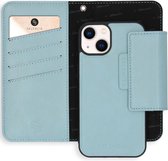 Selencia 2-in-1 Uitneembare Vegan Lederen Bookcase iPhone 13 hoesje - Blauw