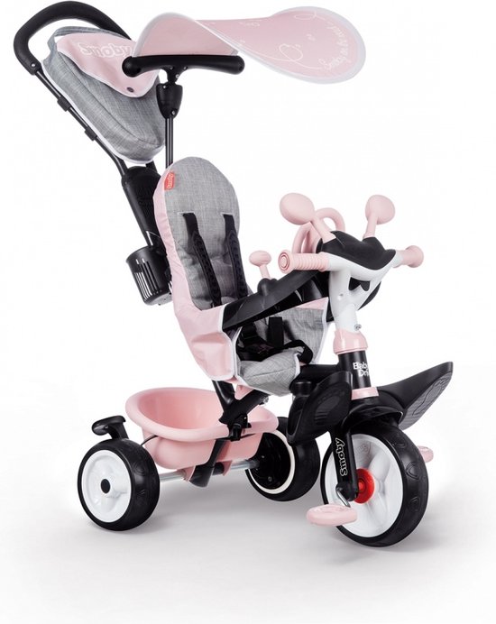 Smoby Baby Driver Plus Roze - Driewieler
