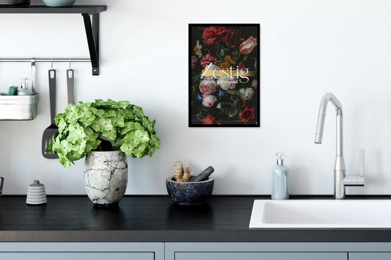 Affiche avec cadre Mariage - Citation - Bloem - 20x30 cm