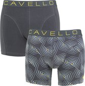Cavello Boxershorts donker grijs print