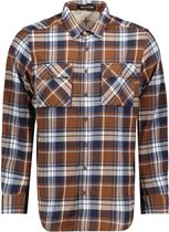 Haze & Finn Overhemd Oversized Arctic Shirt Ma16 0135  Polar Check Rubber Mannen Maat - XL