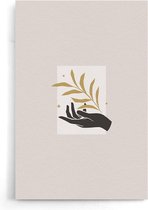 Walljar - Botanical Hand - Muurdecoratie - Poster