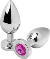 METAL HARD | Metalhard Anal Plug Diamond Pink Medium  7.62cm