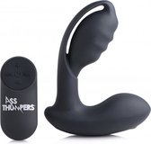 XR Brands AT Power - Prostate Stimulator Hollow Prostate Plug with Remote Control and 7 Speeds black