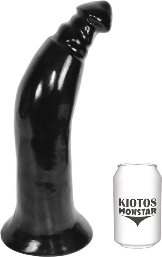 Kiotos Monstar - Cringer - Dildo - 42 x 9 cm - Zwart