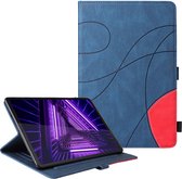 Lenovo Tab M10 Plus hoes - Perfecte pasvorm - Slaap/Wake functie – Duo Color – Blauw