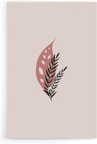 Walljar - Tropical Leave - Muurdecoratie - Poster