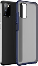 Samsung Galaxy A03s Hoesje - Mobigear - Shockproof Serie - Hard Kunststof Backcover - Blauw - Hoesje Geschikt Voor Samsung Galaxy A03s