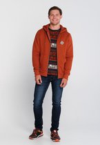 J&JOY - Sweater Mannen Ontario Forest Brown