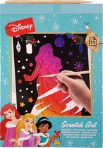 tover krasblok disney princess magic color A5 met kras pen