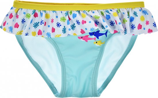 Pinkfong Zwemslip Baby Shark Meisjes Polyester Blauw Mt 68