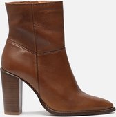 Ann Rocks Enkellaarsjes cognac - Maat 38