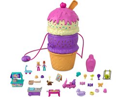 foto van Polly Pocket Speelset Draai & Verras Ijsje 23,96 Cm 26-delig.  (Of een andere )