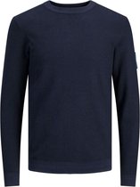 JACK & JONES   JCOCLASSIC KNIT CREW  BLAUW XL