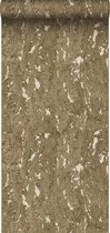 ESTAhome behang kurk warm beige en gebroken wit - 139336 - 50 x 900 cm
