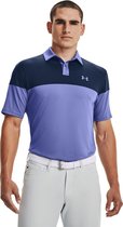 UA T2G Blocked Polo-Mineral Blue / Black / Mineral Blue