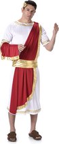 Karnival Costumes Romeinse Keizer Kostuum voor Mannen Carnavalskleding Heren Carnaval - Polyester - Maat XL - 3-Delig Tuniek/Riem/Hoofdband