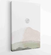 Canvas schilderij - Mountain and landscape wall arts vector 2 -    – 1908283540 - 40-30 Vertical