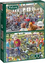 legpuzzel The Motorcycle Show 2-in-1 500 stukjes