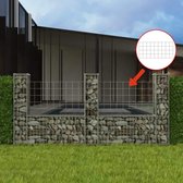 Everest Gabion mand U-vormig 240x20x100 cm staal