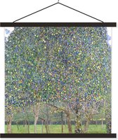 Affiche scolaire - Un poirier - Gustav Klimt - 90x90 cm - Lattes noires