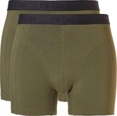 Ten Cate Bamboe Heren boxershort Olive 2-Pack  - M  - Groen