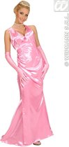 Feesten & Gelegenheden Kostuum | Beroemdheid, Satijn Roze Gala Lady Kostuum Vrouw | Medium | Carnaval kostuum | Verkleedkleding