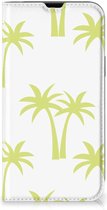 Telefoonhoesje Geschikt voor iPhone 13 Magnet Case Palmtrees