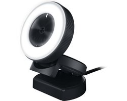 Razer Kiyo - USB Webcam - voor Streaming - Ingebouwde Ringlamp - 1080p HD-video - Zwart