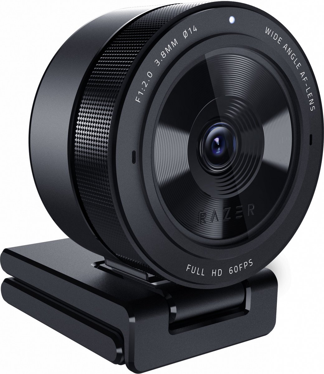 Razer Kiyo Pro USB - USB 3.0 Webcam - Full HD / 60 FPS - Groothoeklens - Zwart