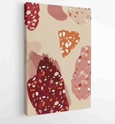Canvas schilderij - Marble texture pattern for social media banners, Post and stories background, Home decoration, packaging design and prints 1 -    – 1917762995 - 50*40 Vertical