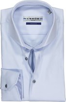 Ledub Tailored Fit overhemd - blauw (contrast) - Strijkvriendelijk - Boordmaat: 38